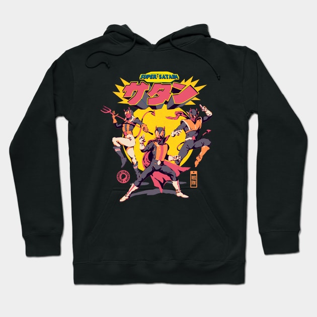 Super 'Satain' Squad Hoodie by Ilustrata